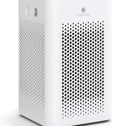Medify MA-25 Air Purifier with True HEPA H13 Filter | 825 Ft² Coverage in 1Hr for Allergens, Smoke, Wildfires, Odors, Pollen, Pet Dander | Quiet 99.9% Removal to 0.1 Microns | White, 1-Pack