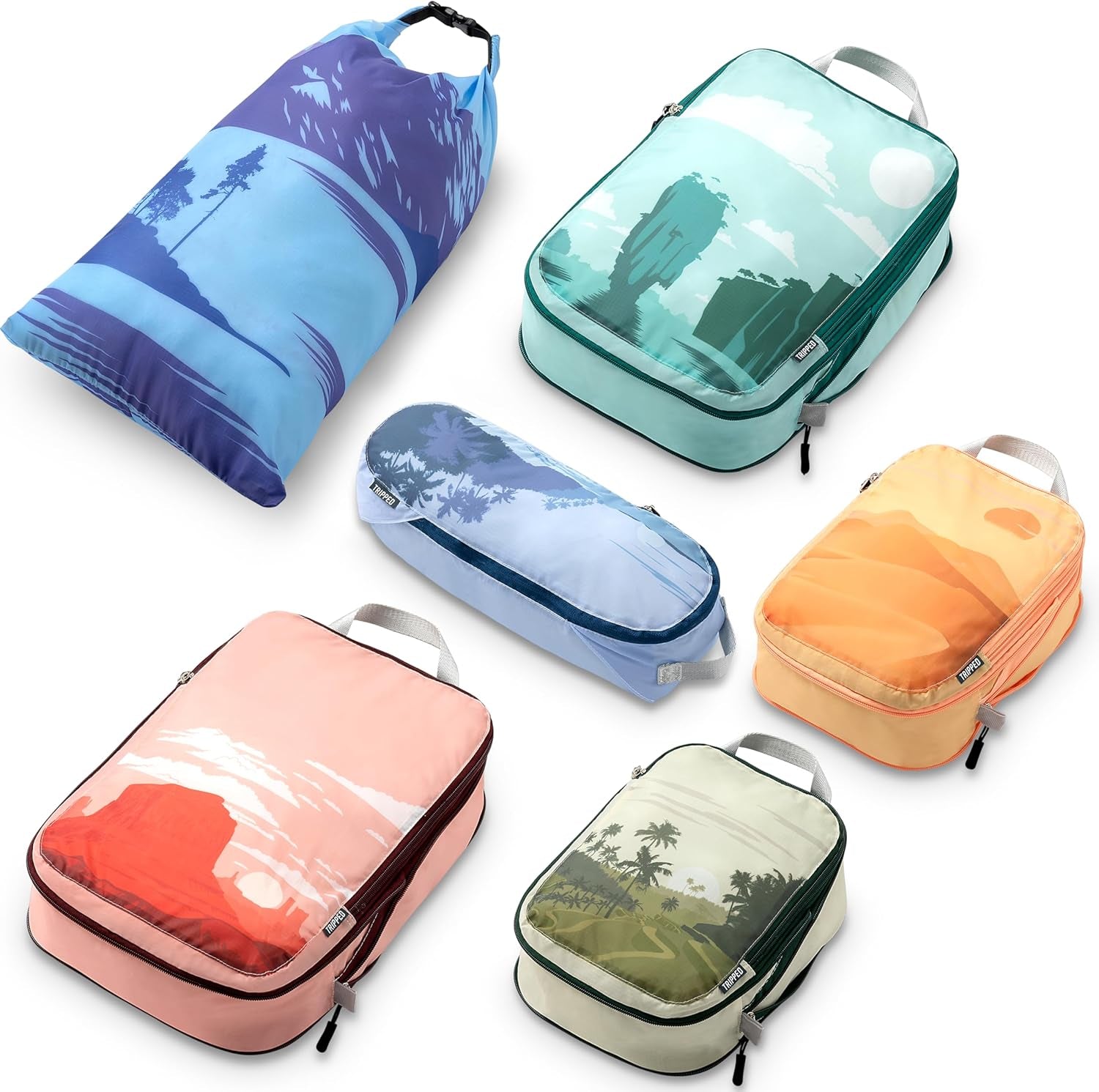 Compression Packing Cubes for Travel- Packing Cubes and Travel Organizers