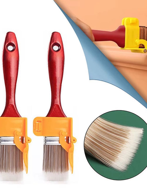 Load image into Gallery viewer, Edger Paint Brush Multifunctional Painting Brush Color Separator Interior Wall Roof Paint Brush Latex Paint Trimming Color Tool
