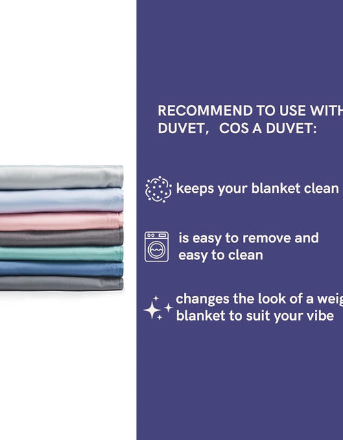 Load image into Gallery viewer, Weighted Blanket (15 Lbs, 60''X80'', Queen Size) | 2.0 Heavy Blanket | 100% Cotton Material with Glass Beads
