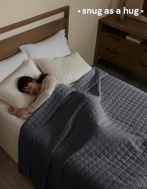 Load image into Gallery viewer, Weighted Blanket (15 Lbs, 60''X80'', Queen Size) | 2.0 Heavy Blanket | 100% Cotton Material with Glass Beads
