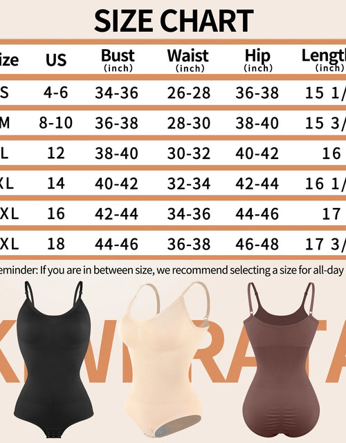 Load image into Gallery viewer, Shapewear Bodysuit for Women Tummy Control Body Shaper Snatched High Waist Body Suit
