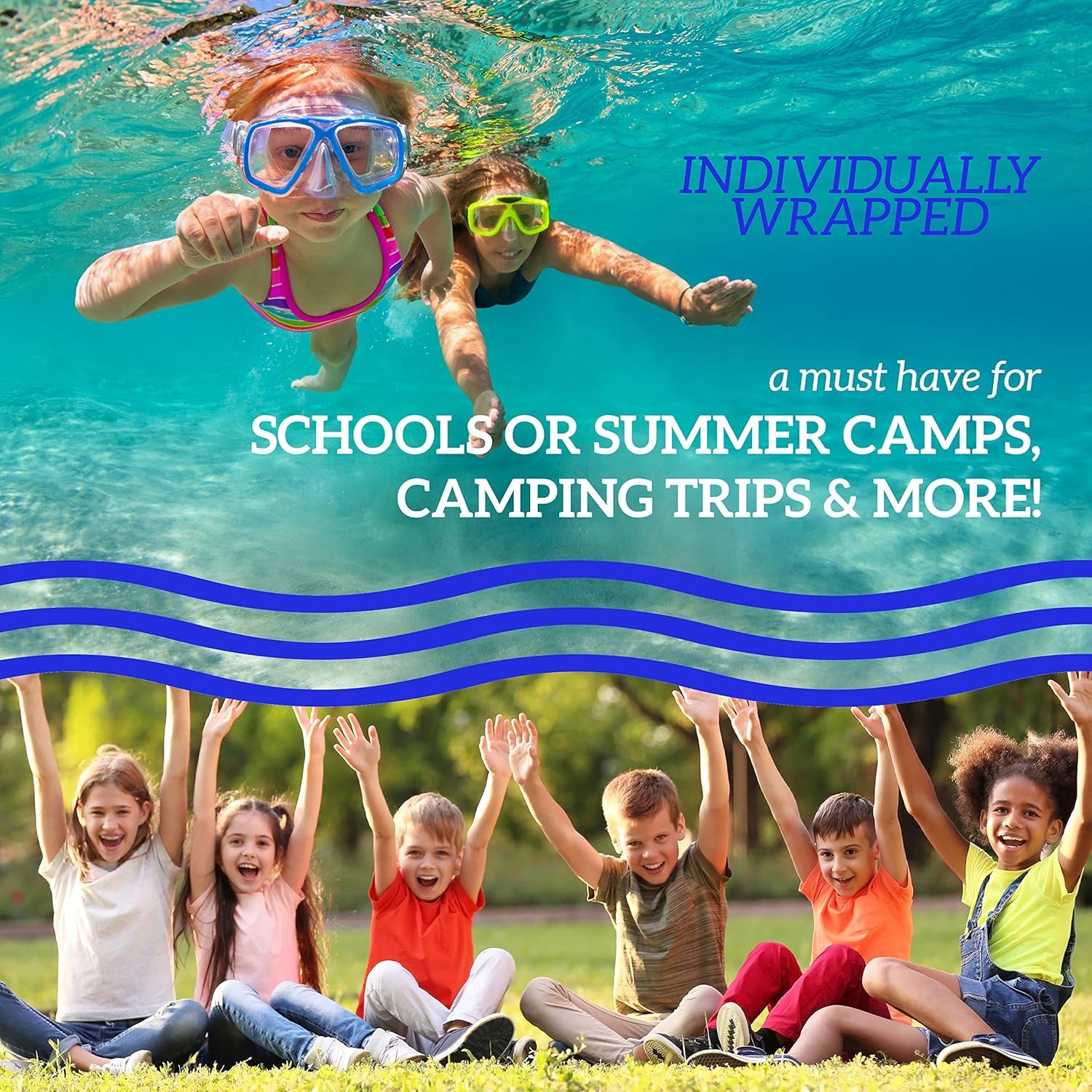 25 Bulk Toothbrushes | Individually Wrapped | Manual Disposable Travel Toothbrush Set for Adults or Kids | Made with a Medium-Soft Large Head | Multi-Color | Travel Toiletry Oral Set