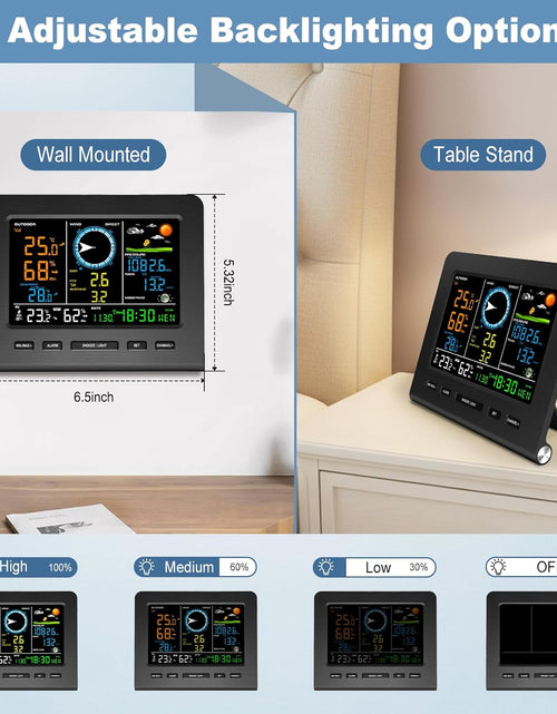 Load image into Gallery viewer, Smartweather Pro™ – Wifi Wireless Indoor &amp; Outdoor Weather Station with Rain, Wind &amp; Temp Monitoring
