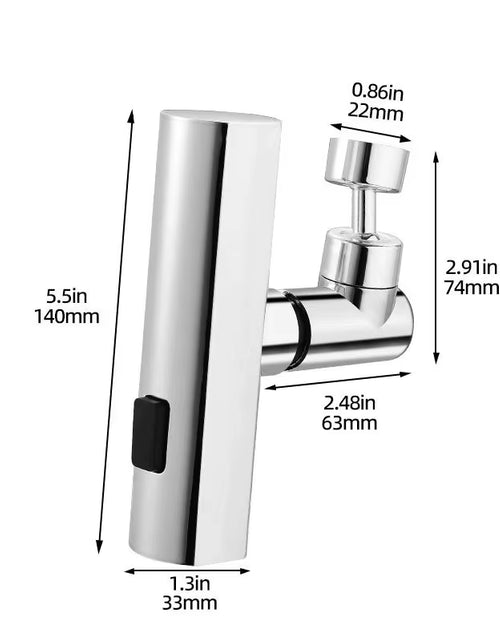 Load image into Gallery viewer, Waterfall Swivel Faucet Nozzle – 3 Modes of Pure Convenience
