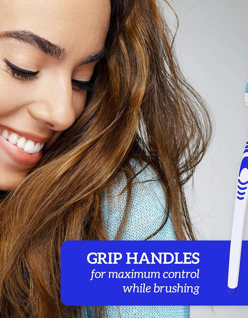 Load image into Gallery viewer, 25 Bulk Toothbrushes | Individually Wrapped | Manual Disposable Travel Toothbrush Set for Adults or Kids | Made with a Medium-Soft Large Head | Multi-Color | Travel Toiletry Oral Set
