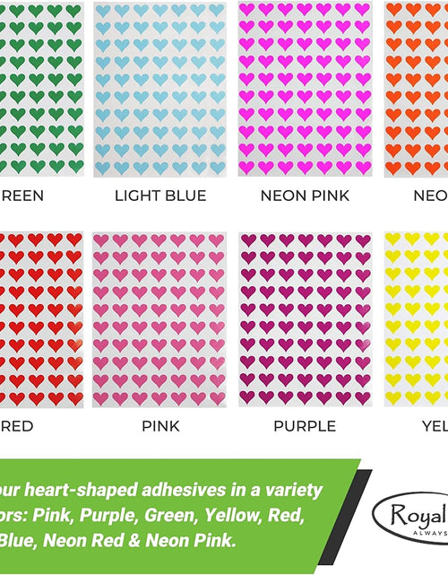 Load image into Gallery viewer, Red Heart Stickers 0.5 Inch (13Mm) 1/2" - Envelope Seals Heart Labels for Valentine, Crafts and Arts - Permanent Adhesive - 350 Pack
