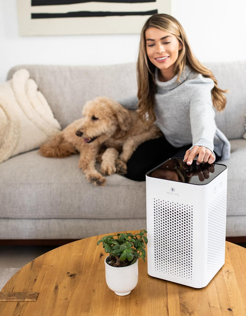Load image into Gallery viewer, Medify MA-25 Air Purifier with True HEPA H13 Filter | 825 Ft² Coverage in 1Hr for Allergens, Smoke, Wildfires, Odors, Pollen, Pet Dander | Quiet 99.9% Removal to 0.1 Microns | White, 1-Pack
