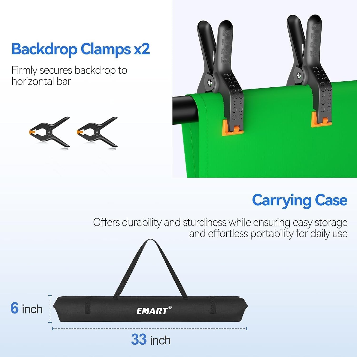 Photo Video Studio 8.5 X 10Ft Green Screen Backdrop Stand Kit, Photography Background Support System with 10 X12Ft 100% Cotton Muslin Chromakey Backdrop